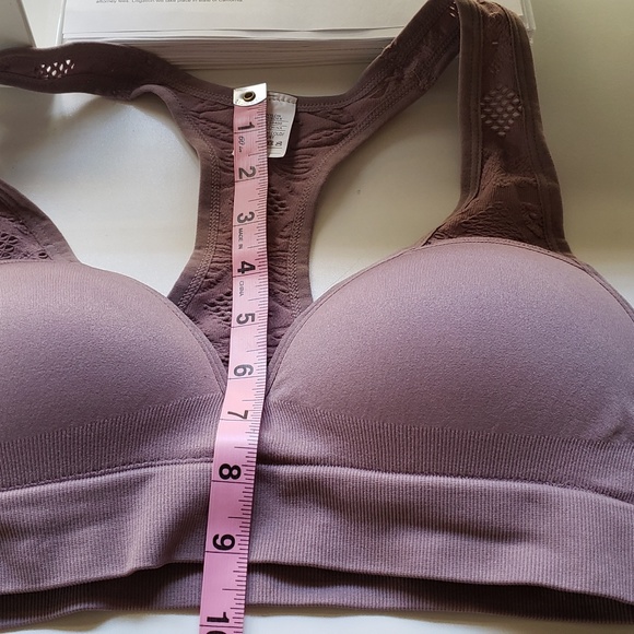 Push Up Bra Women's Yoga Crop Top Sports - Picture 3 of 4